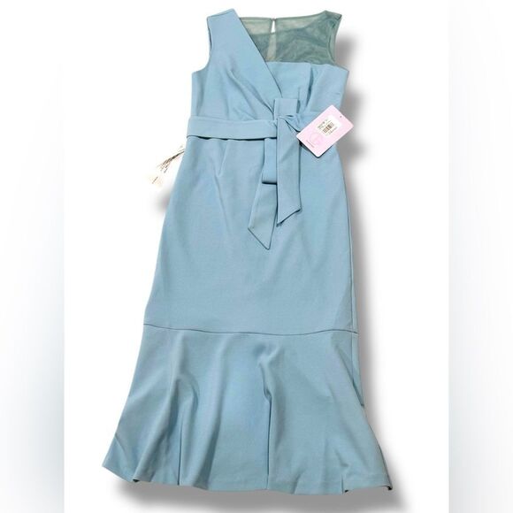 JS Collections JOANNA BOW TEA LENGTH Midi DRESS Gown - Picture 14 of 16